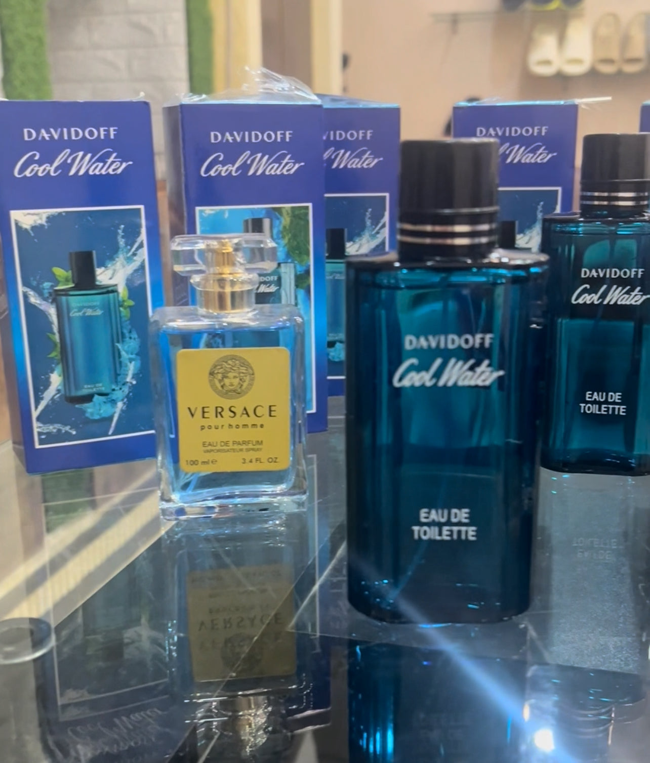 Pack of 2 (Versace+Cool water) with free delivery