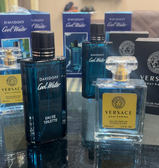 Pack of 2 (Versace+Cool water) with free delivery