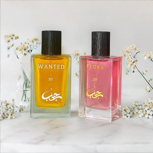 Rajab Butt Perfumes | 2-in-1 Deal: Wanted & Flora (50ml Each) – Perfect for You & Gifts 🎁